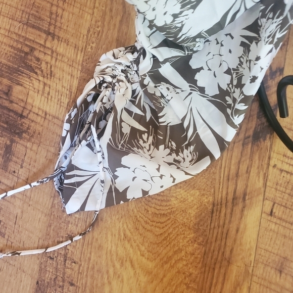 Lauren Ralph Lauren Olive Print Sleeveless Cinched Sz. 12 Jumpsuit NWT - Picture 11 of 16